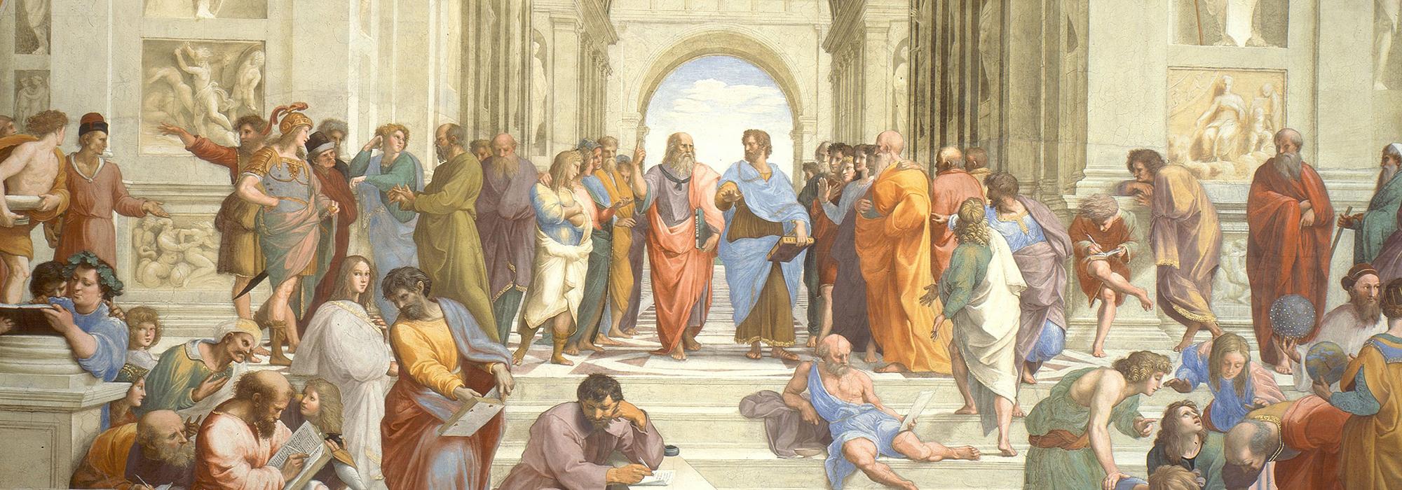 Detail from "The School of Athens" by Raphael 
