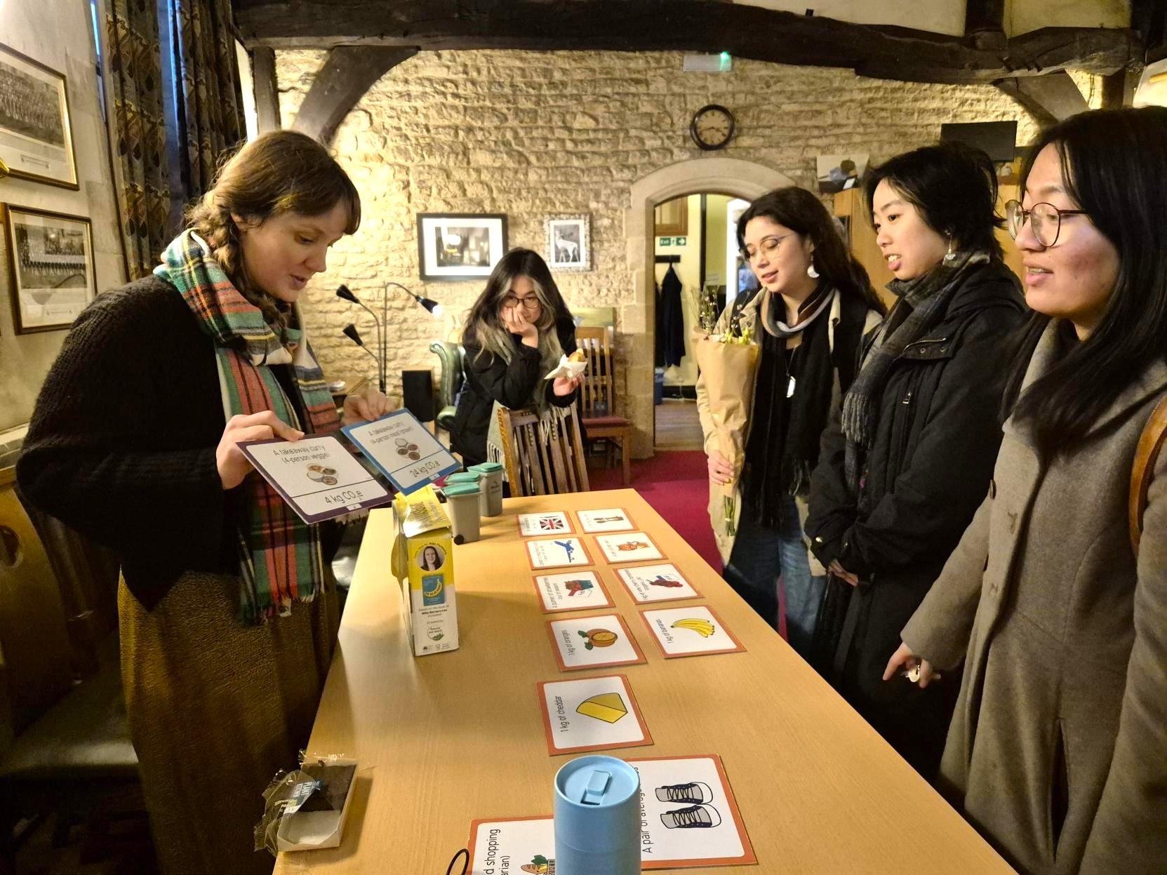 Sustainability Surgery hosted by Jilly Mowbray (left).