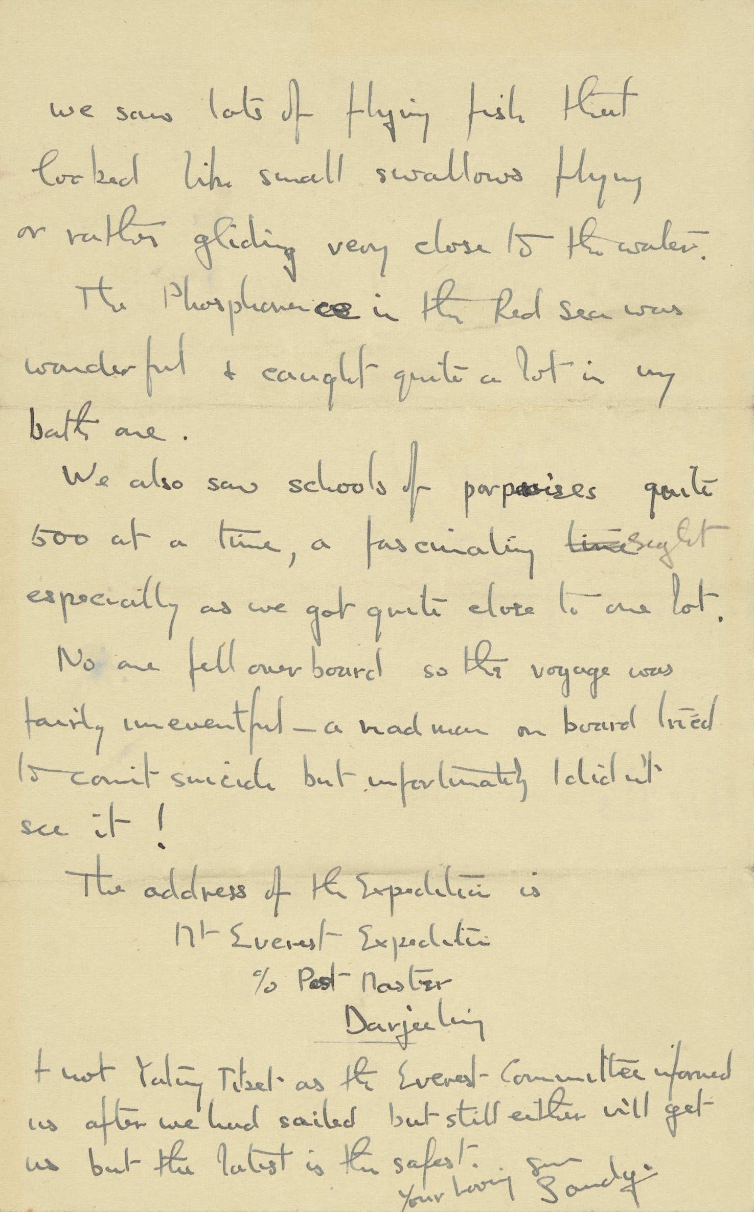 Page 2 of Sandy's letter