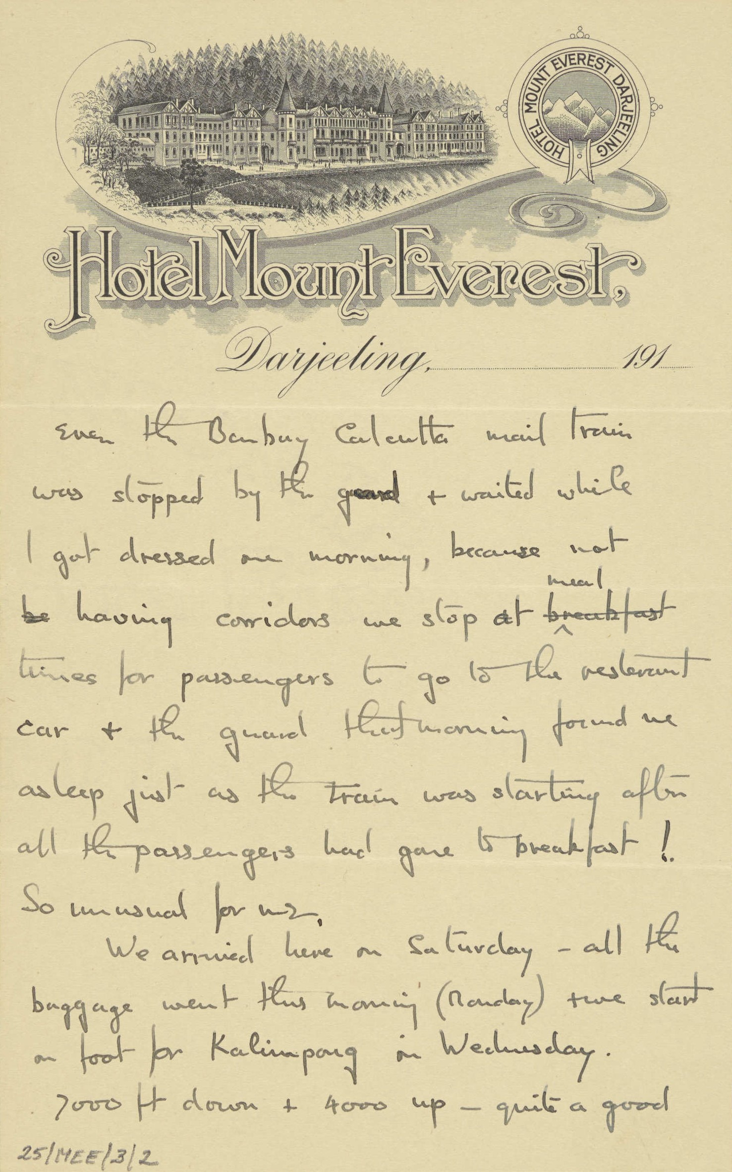 3rd page of Sandy's letter