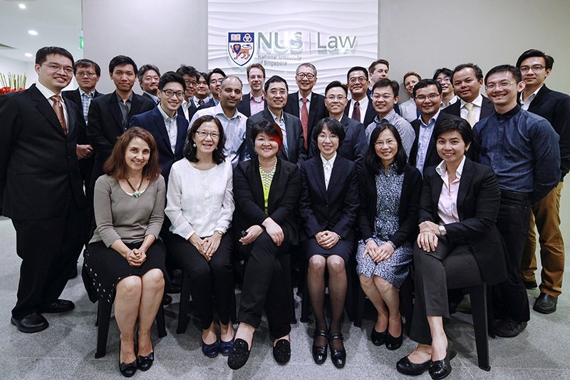 Professor Chen-Wishart (front row, second from left) with participants at the January 2015 workshop on Volume II in the Studies in the Contract Laws of Asia series