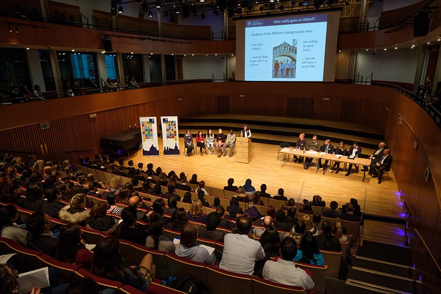 Teachers and pupils from across Birmingham hear about access to Oxford University