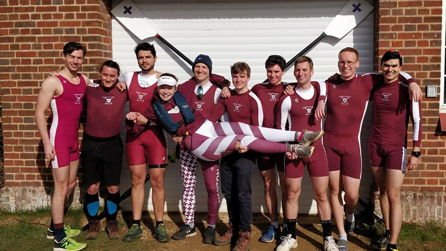 Torpids 2019 Merton College Boat Club Men's Second crew - Photo © Gian Piero C Milani