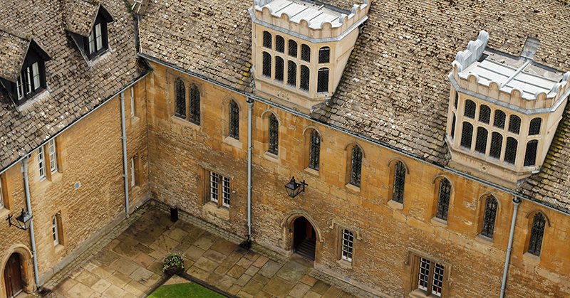 Merton College, Old Library, built by a royal mason, William Humberville, c. 1373-79 as the ‘new’ library.
