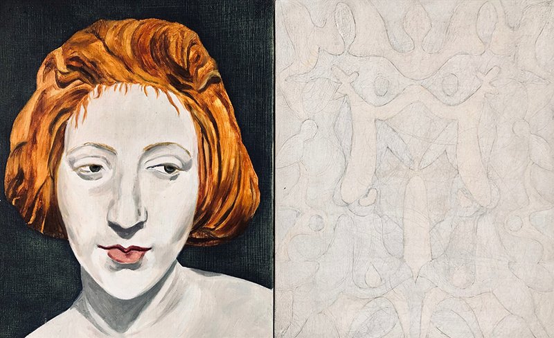‘Prosopopoeia (Dressler, V&A)’, one of the works included in the Royal Academy’s 2020 Summer Exhibition