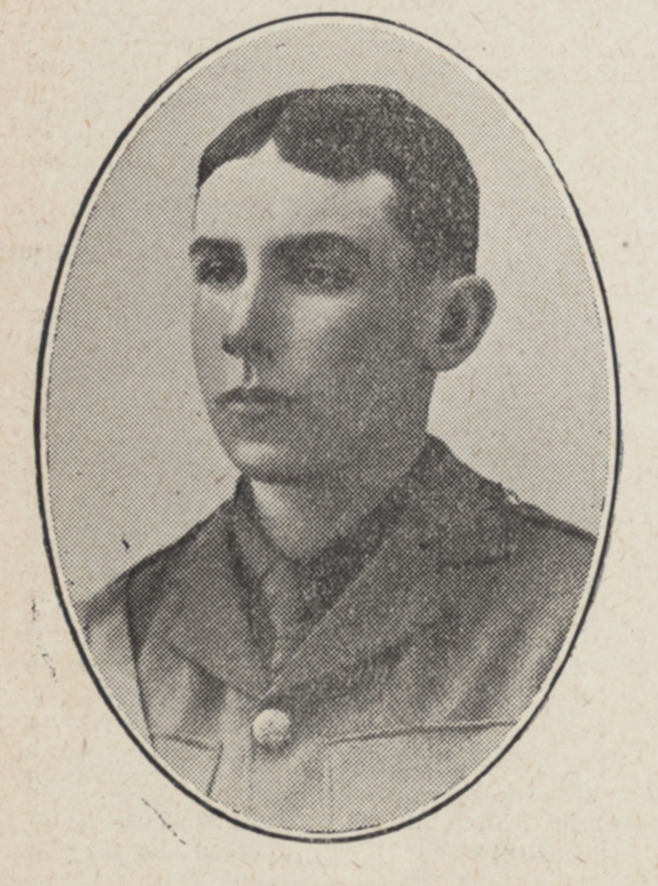 Second Lieutenant Edward Rowley KELLY (Did not matriculate) - Photo: from The Johnian Magazine, Volume 30, no. 5, October 1915, courtesy of St John’s School, Leatherhead