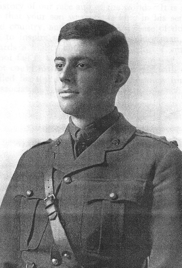 Second Lieutenant Geoffrey LYNCH-STAUNTON (1914) - Photo: from ‘Campden 1914-18’ by Paul Hughes, courtesy the author and Chipping Campden History Society - www.chippingcampdenonline.org