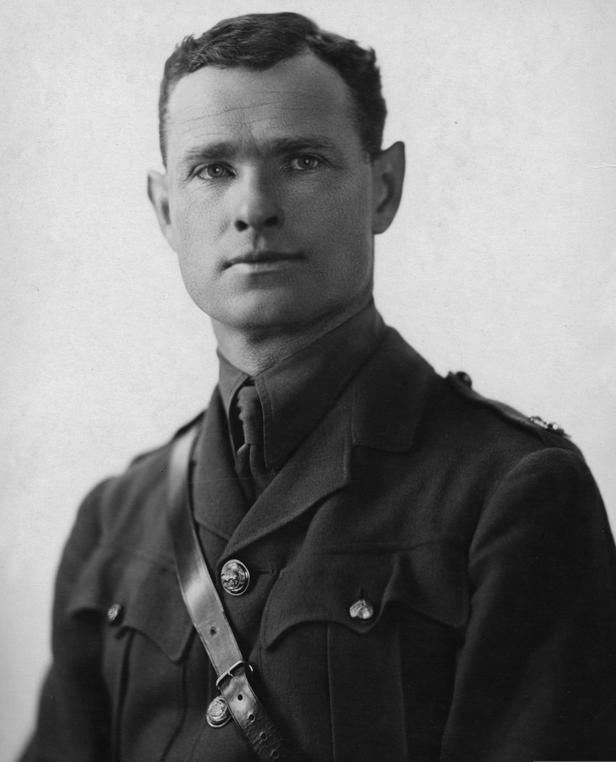 Lieutenant Gilbert Edgar ADAMSON (1914), pictured in army uniform - Photo: © IWM (HU 93327)
