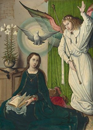 'The Annunciation' by Juan de Flandes, c.1508/1519