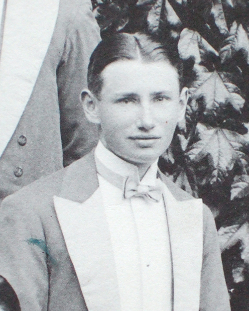 believed to be Carl Friedrich Lothar VON WURMB (1912) - Photo: from a group photo of members of the Myrmidon Club, 1914