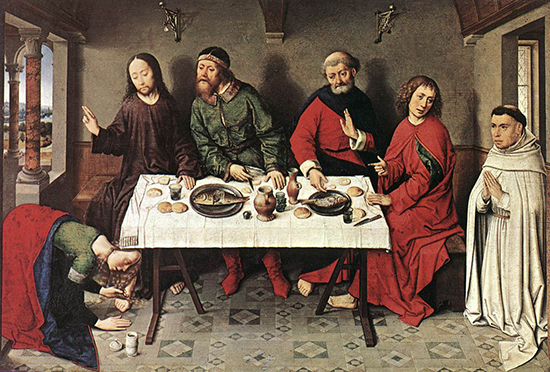 ‘Christ in the House of Simon’ by Dieric Bouts (c.1420 –1475)