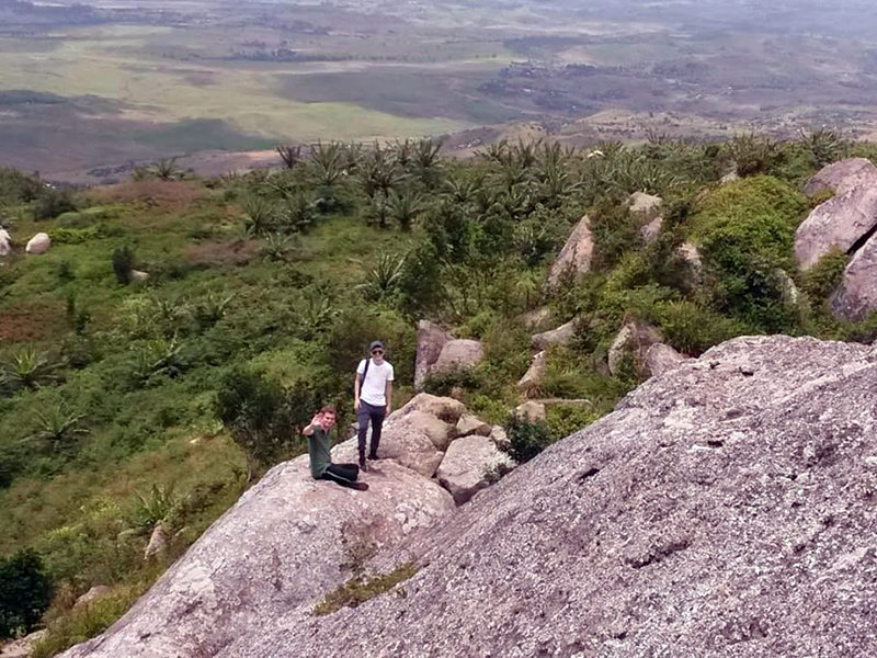 Climbing Mount Soche
