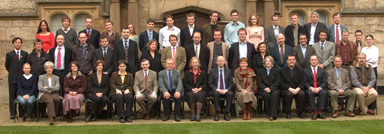 Merton's Governing Body in 2005 - Professor Armitage is in the middle row, seventh from left