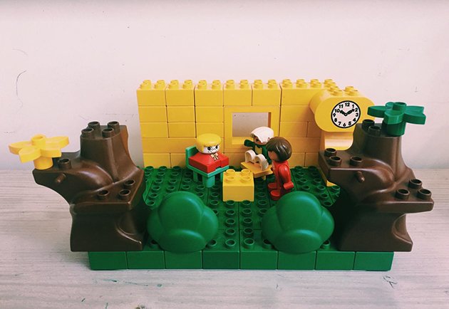 Hannah & Lucy's DUPLO® model