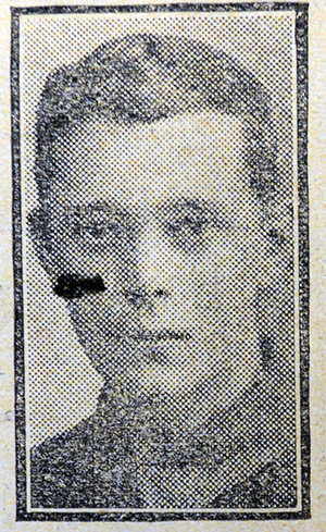 Private Walter Bernard HARRISON (1914) - Photo: courtesy The Salford War Memorial Project - www.salfordwarmemorials.co.uk