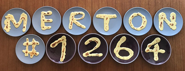 #1264challenge-themed pancakes made by Dr Jennifer Altehenger