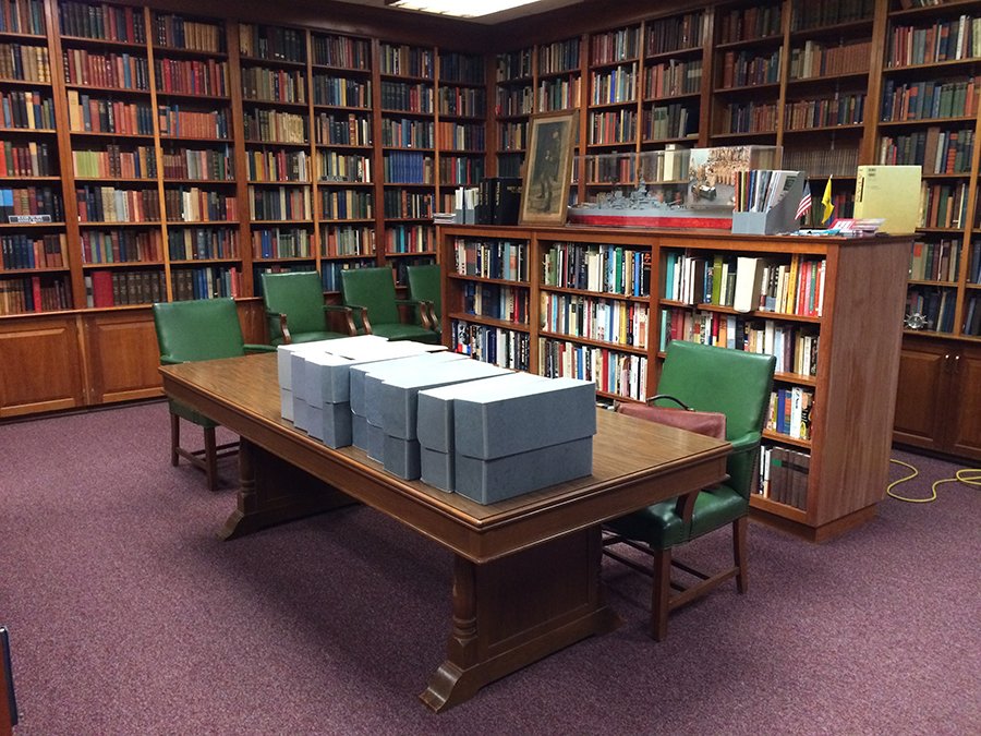 The reading room at the MacArthur Memorial Archive in Norfolk, Virginia - Photo: © Andrew Payne