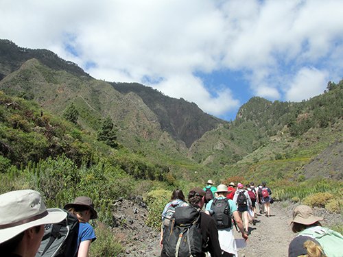 A view into one of the mountain gorges at Güímar - © Henry Grub