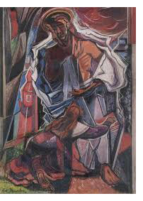  Noli me tangere (Touch me not), by Roy de Maistre (1894-1968), from the Methodist Modern Art Collection