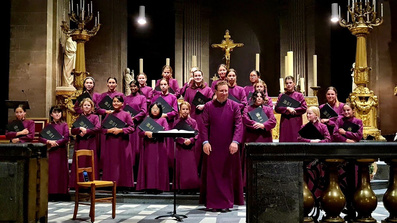 The Girl Choristers in Saint Sulpice