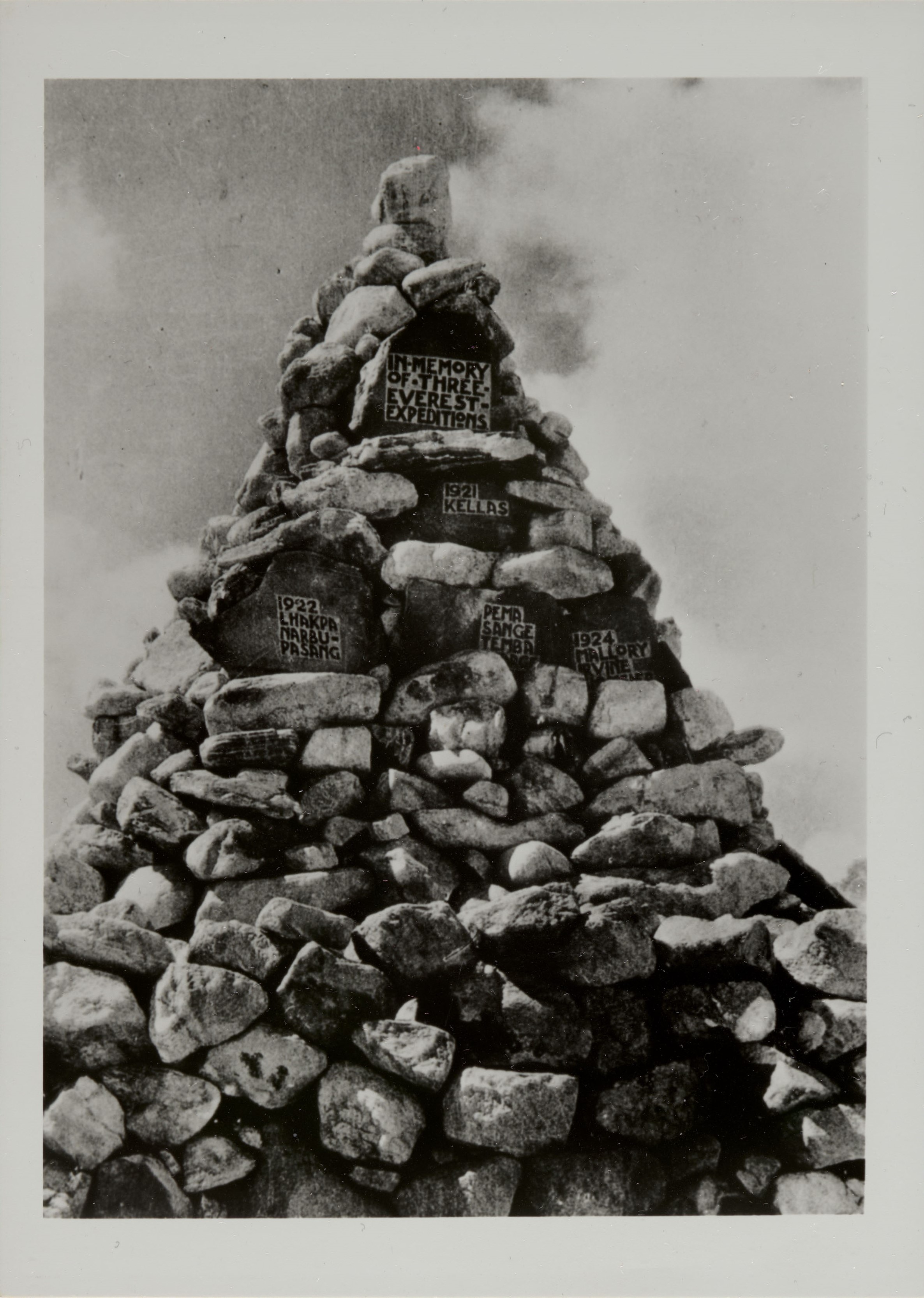 Memorial cairn