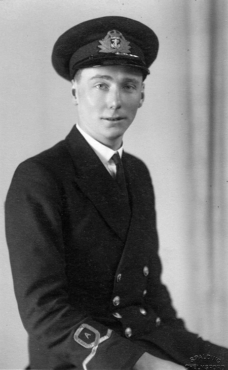Sub-Lieutenant (A) Richard Frank TOWNEND (1936) - Photo: courtesy of Helen Thornton, Townend’s niece
