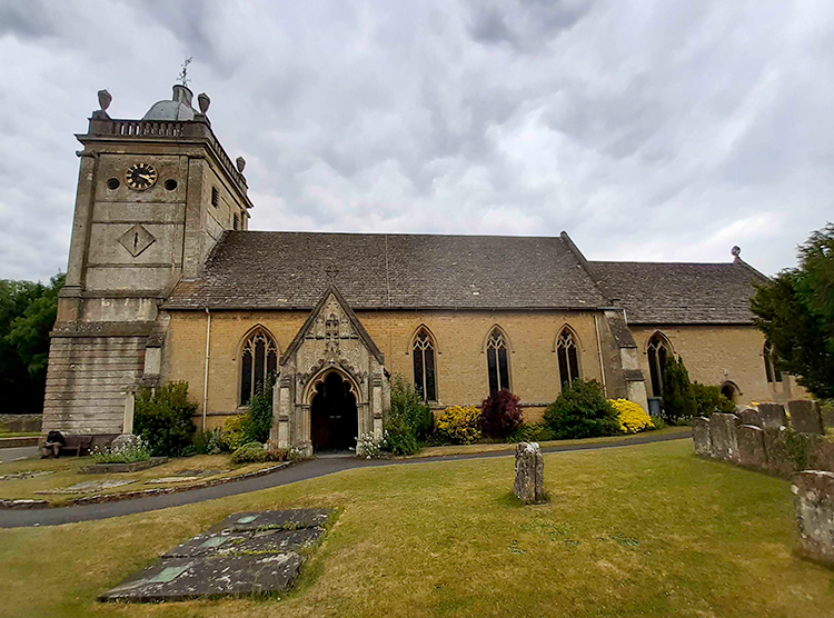 Church of St. Nicholas, Bourton-on-the-Water, Gloucestershire, of which Dorothy Vernon was patron, and of which both her father and brother were rector.
