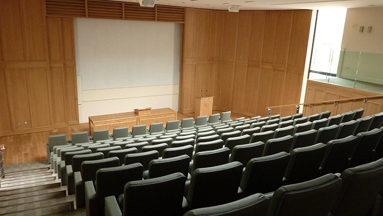 The TS Eliot lecture theatre hall, which makes extensive use of natural light