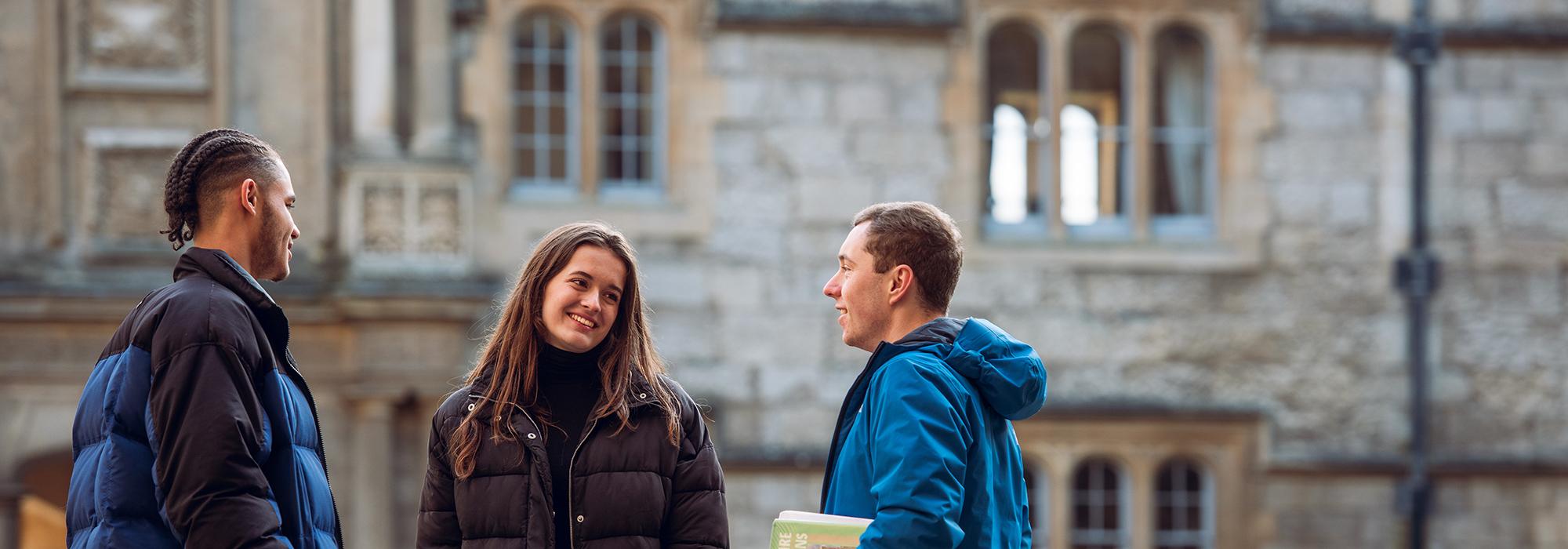 Students in Front Quad, 2019 - Photo: © John Cairns - www.johncairns.co.uk