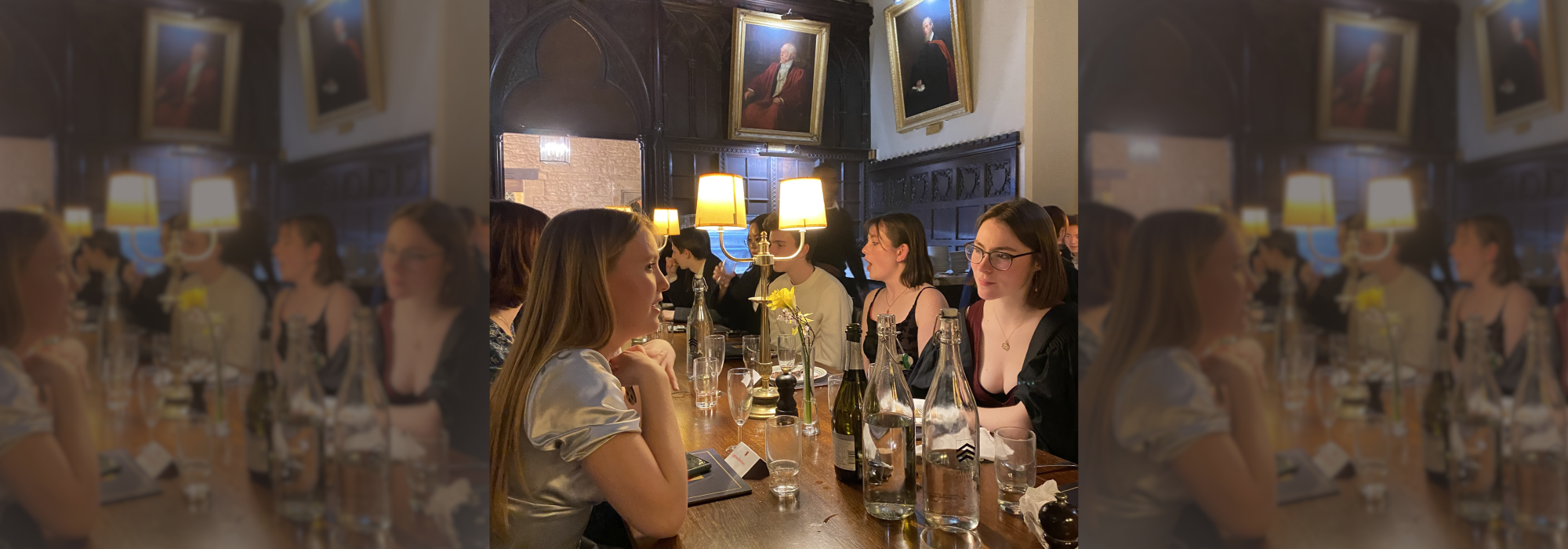 International Women's Day Formal, 2025 Young people seated at a formal dinner