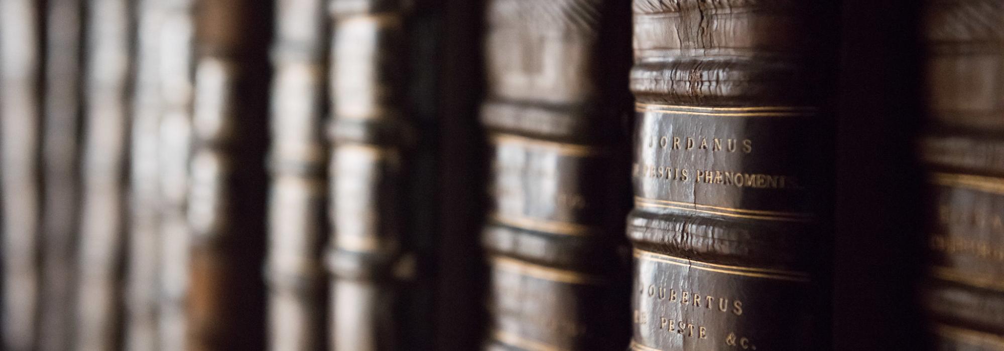 Collection of old books