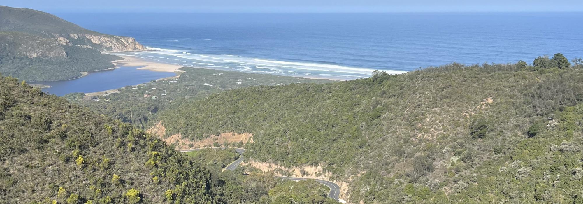 A view over Nature's Valley, South Africa 