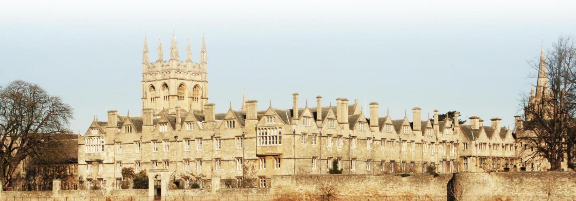 Merton College on a sunny day