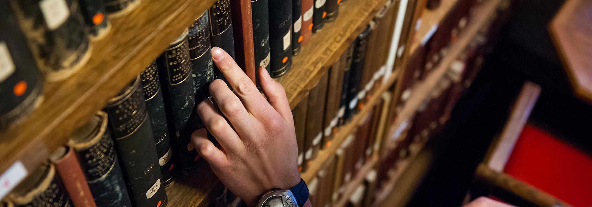 Browsing the shelves