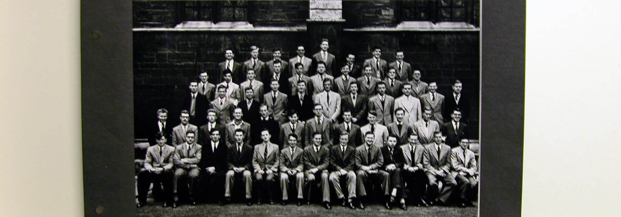 1954 Matriculation photograph