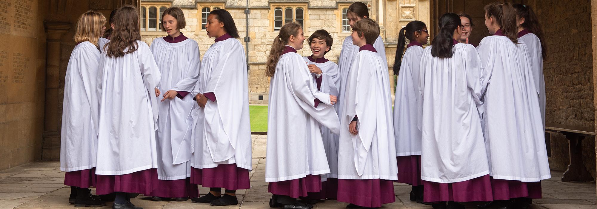 Merton College Girl Choristers, 2019 - Photo: © John Cairns - www.johncairns.co.uk Merton College Girl Choristers, 2019 - Photo: © John Cairns - www.johncairns.co.uk