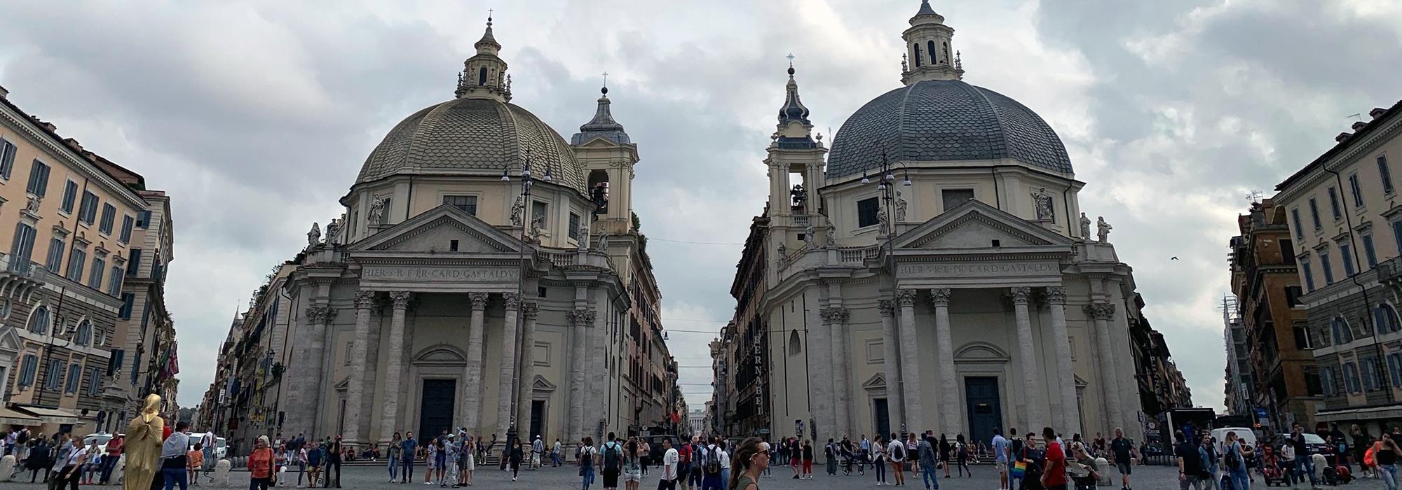 The Piazza del Popolo in Rome - Photo: © Rob Lentz