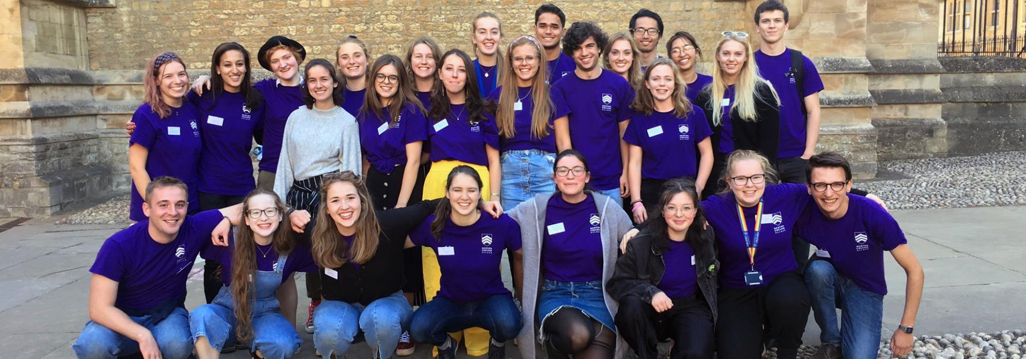 The Student Ambassador team in 2019