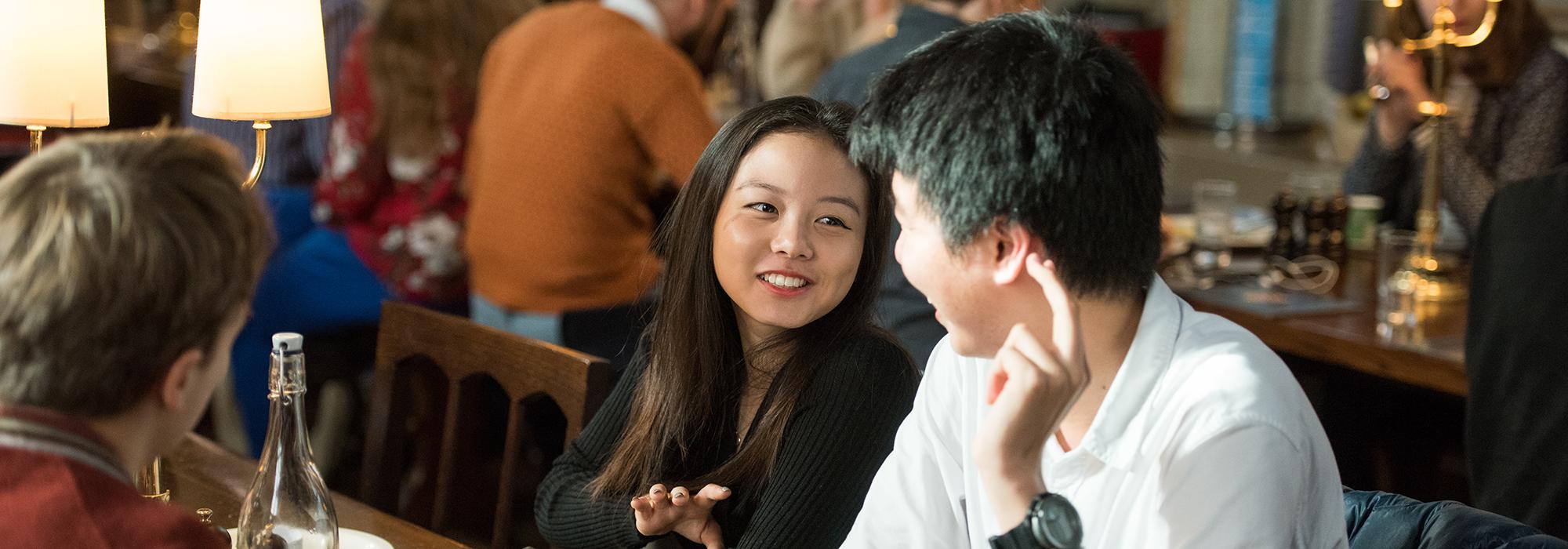 Students in the Hall, 2018 - Photo: © John Cairns - www.johncairns.co.uk