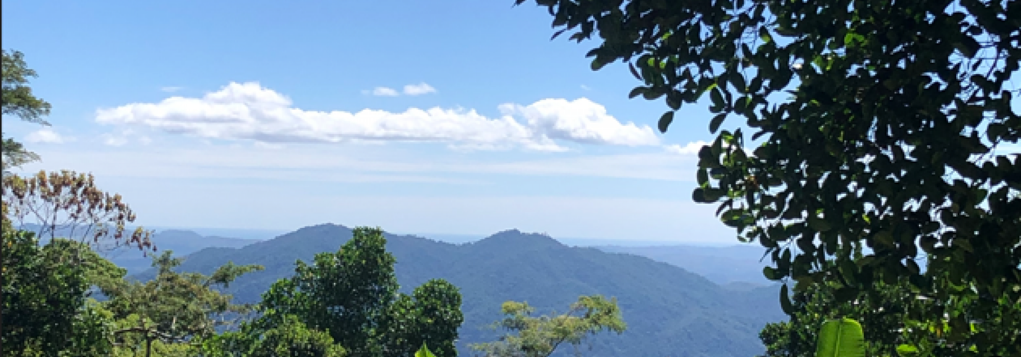 View near Nosy Be in Madagascar