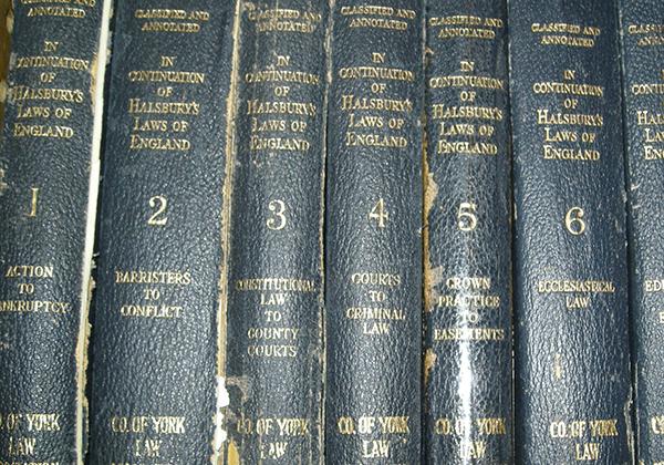 Volumes of The Complete Statutes of England - Photo by Neal Jennings (www.flickr.com/sweetone) used under CC BY-SA 2.0 license