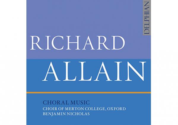 Richard Allain: Choral Music - CD cover