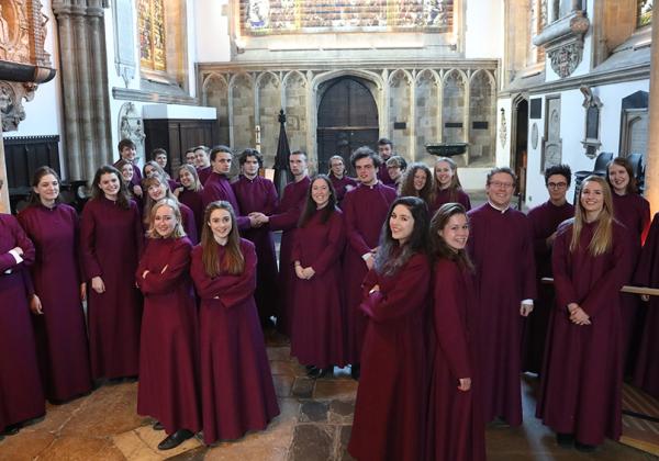 The Choir of Merton College, Oxford, in 2018 - Photo: © KT Bruce www.ktbrucephotography.com