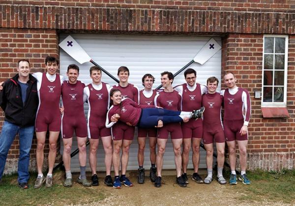 Torpids 2019 Merton College Boat Club Men's First crew - Photo © Gian Piero C Milani