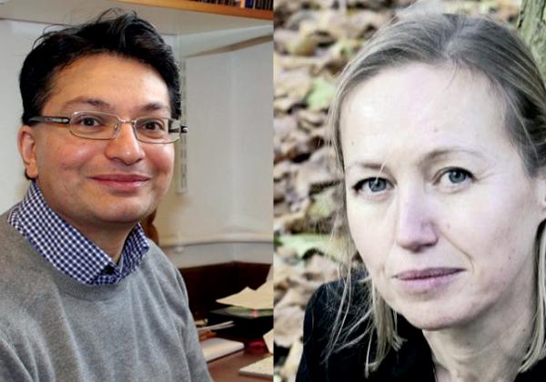 Professors Anant Parekh and Véronique Gouverneur (Photo of Professor Parekh © Colin Beesley, Department of Physiology, Anatomy and Genetics, University of Oxford)
