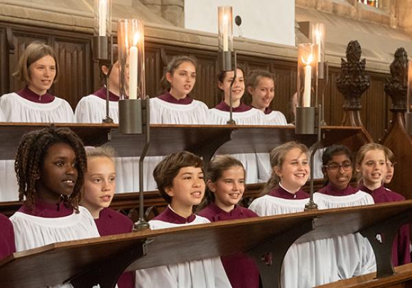 Merton College Girl Choristers in 2019 - Photo: © John Cairns - www.johncairns.co.uk