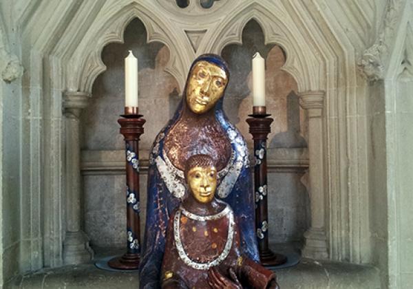 Our Lady, Seat of Wisdom by Peter Eugene Ball - Photo: © The Warden & Fellows of Merton College