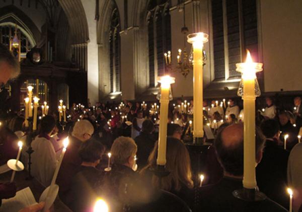 The 2013 Service of Lessons and Carols - photo courtesy Lynn Dobson