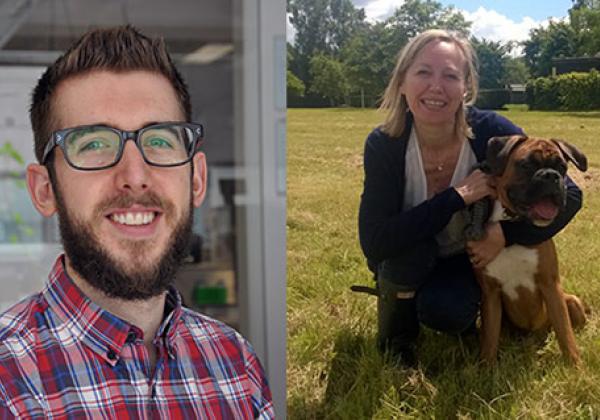 Michael Booth and Véronique Gouverneur (and Boxer dog!)