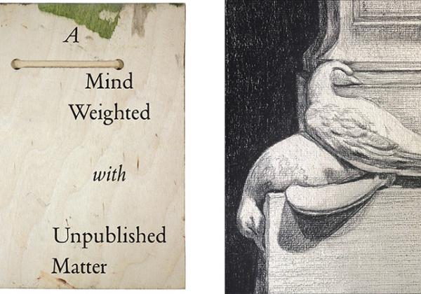 ‘A Mind Weighted with Unpublished Matter’ - (L-R) front cover; frontispiece